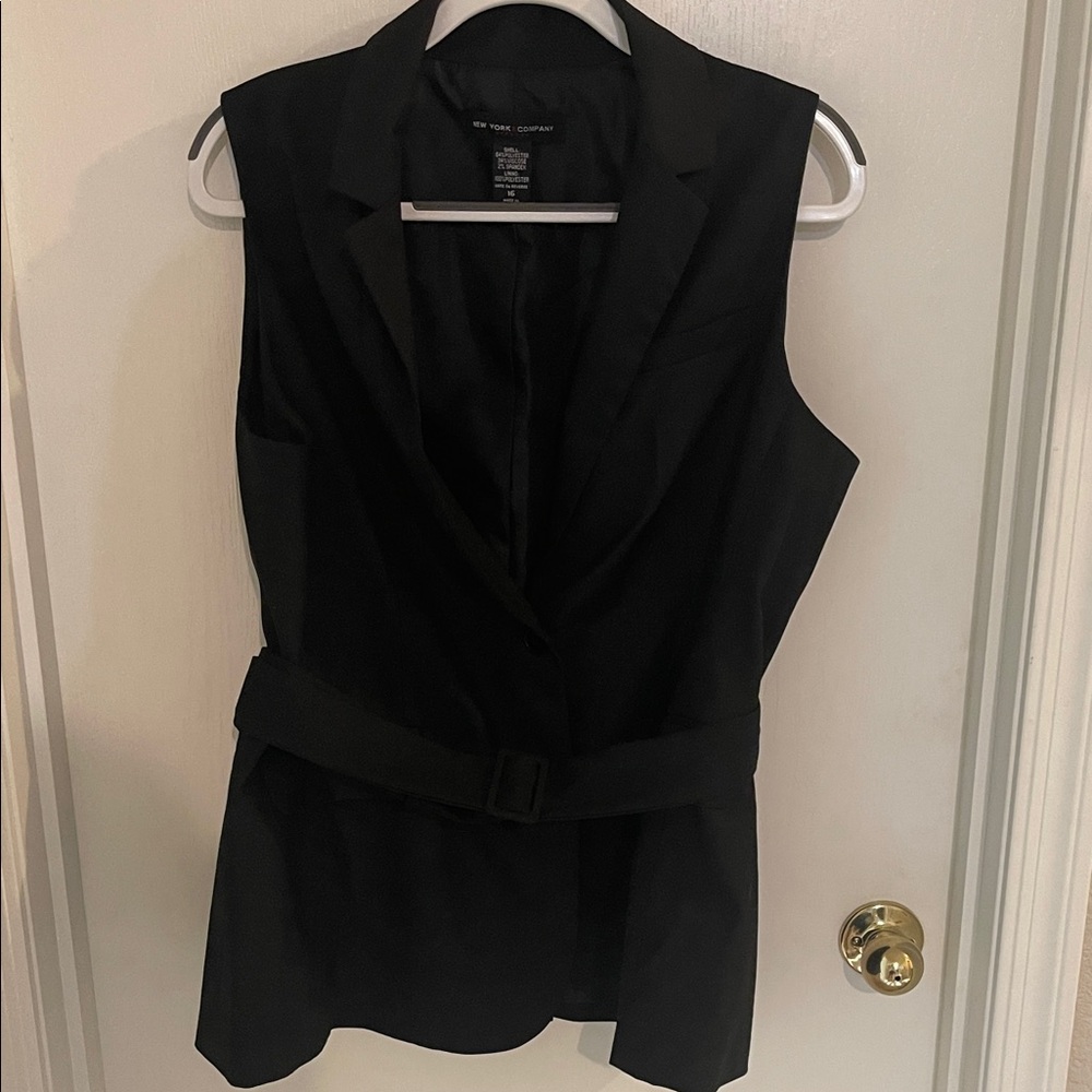 New York & Company Black Vest